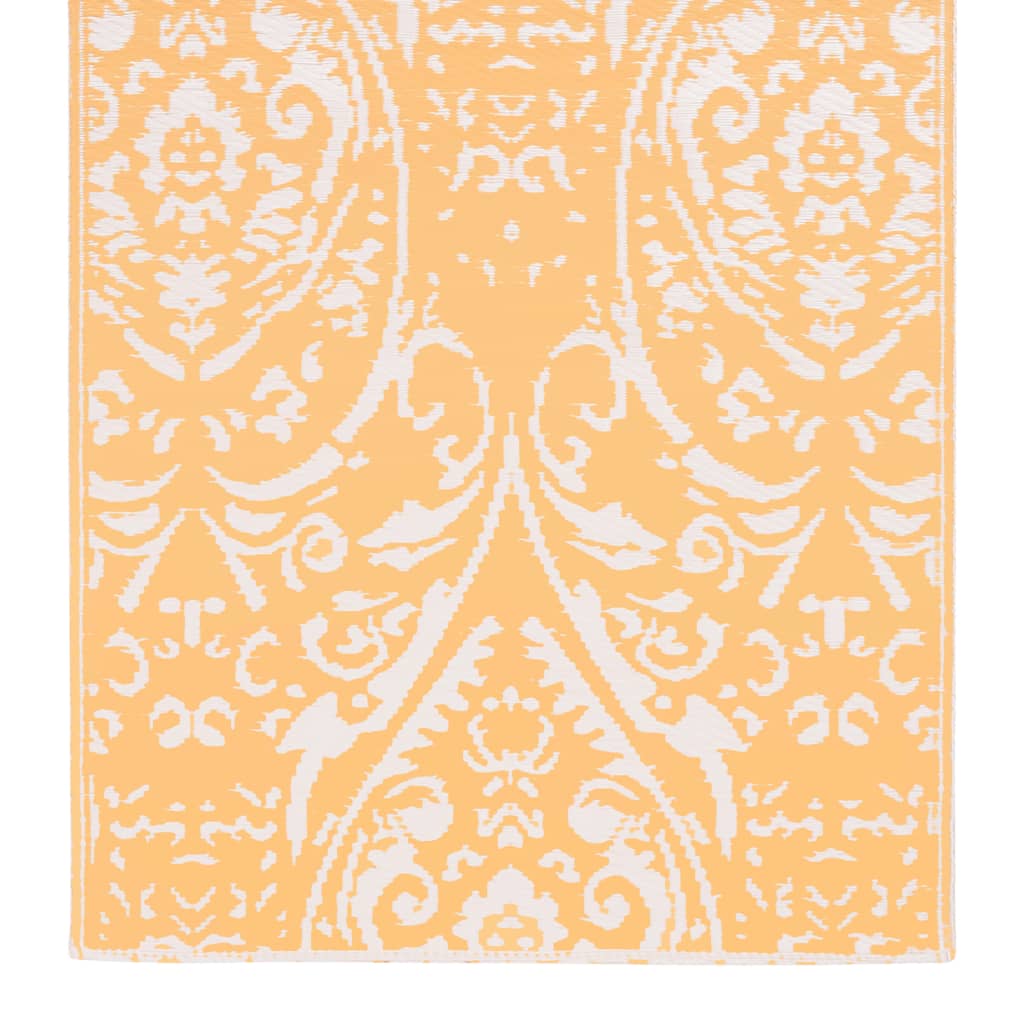 Outdoor-Teppich ARAKIL Orangefarben und Blau 120x180 cm PP