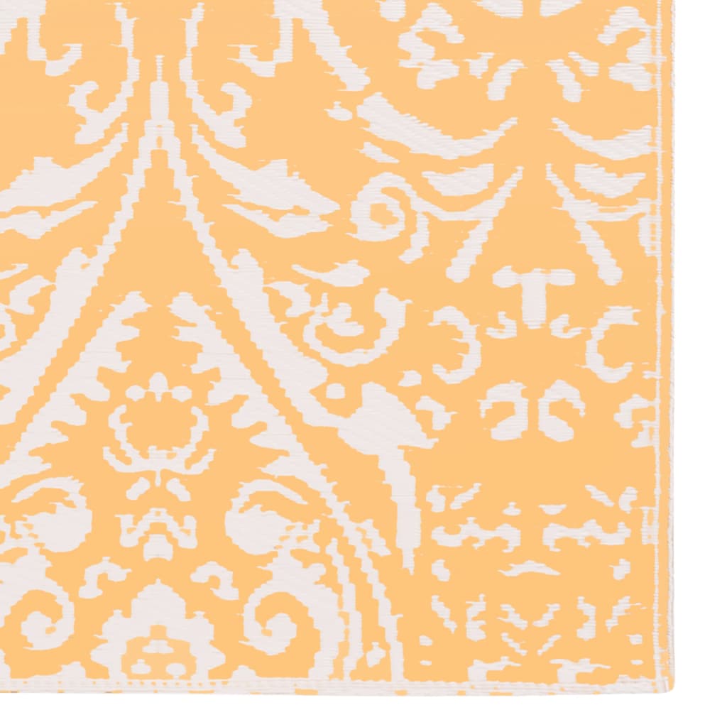 Outdoor-Teppich ARAKIL Orangefarben und Blau 120x180 cm PP