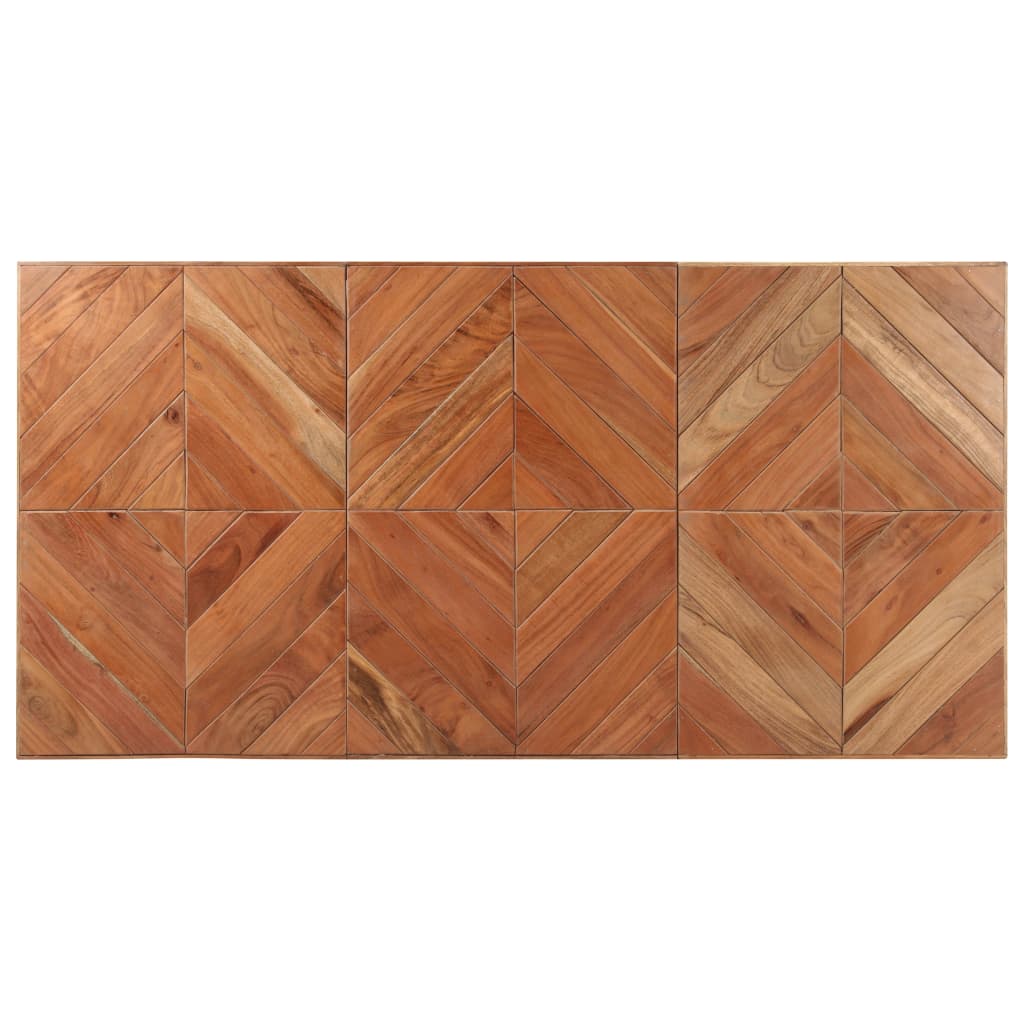 Dining table 140x70x76 cm solid acacia and mango wood