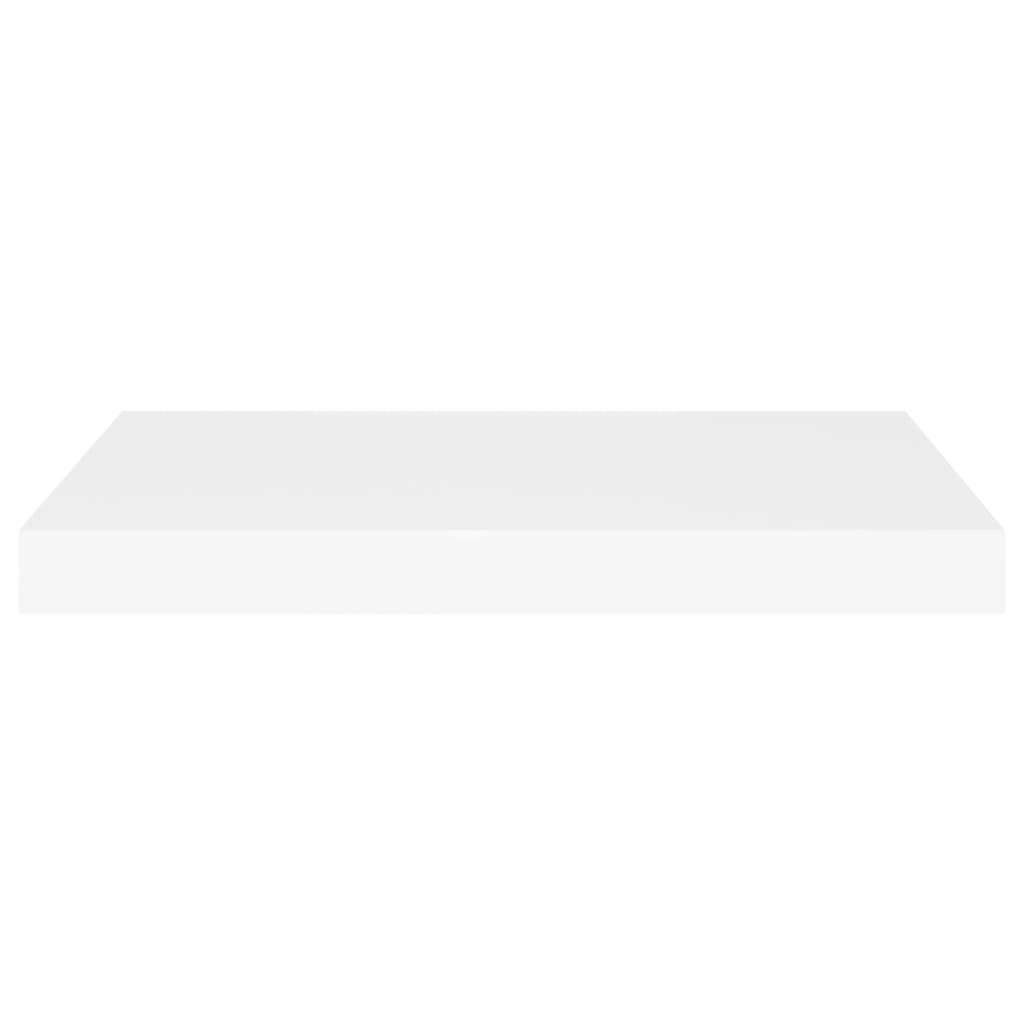 Floating shelves 4 pcs. White 60x23.5x3.8 cm MDF
