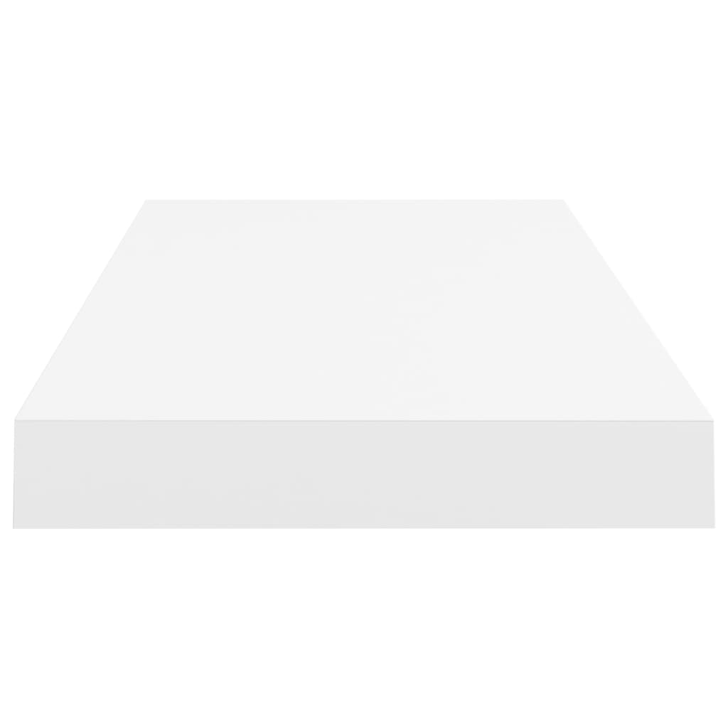 Floating shelves 4 pcs. White 60x23.5x3.8 cm MDF