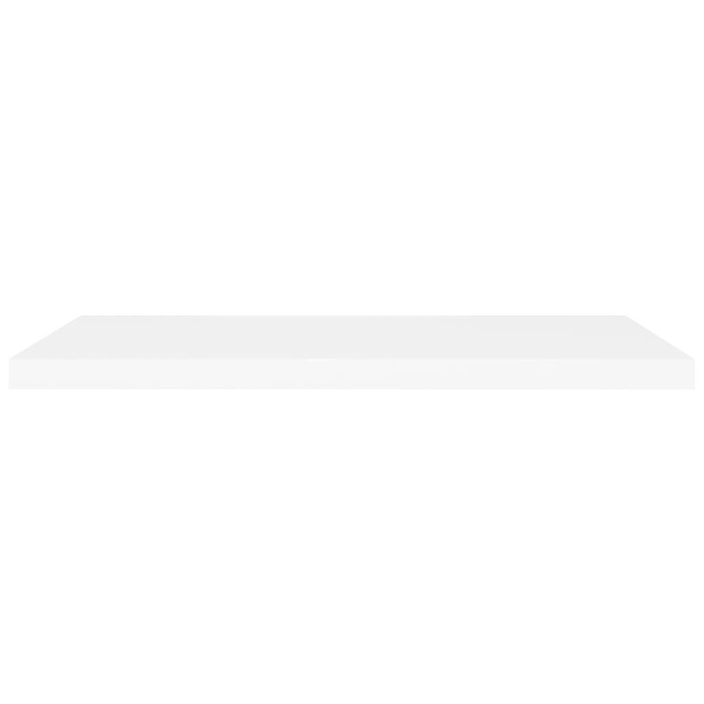 Floating shelves 2 pcs. White 90x23.5x3.8 cm MDF
