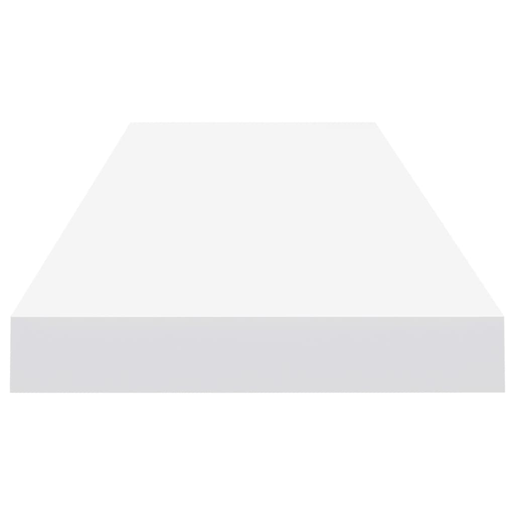 Floating shelves 2 pcs. White 90x23.5x3.8 cm MDF