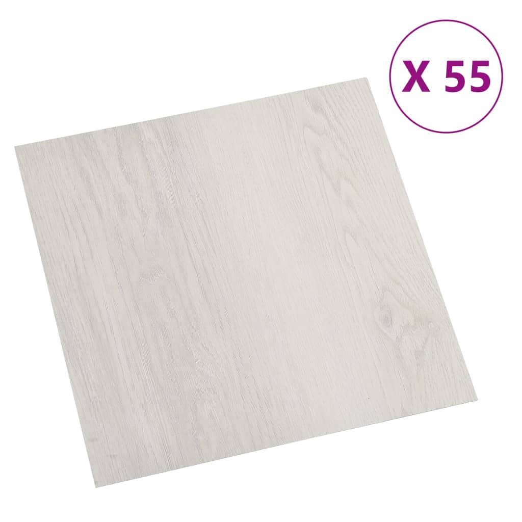 PVC-Fliesen Selbstklebend 55 Stk. 5,11 m² Beige