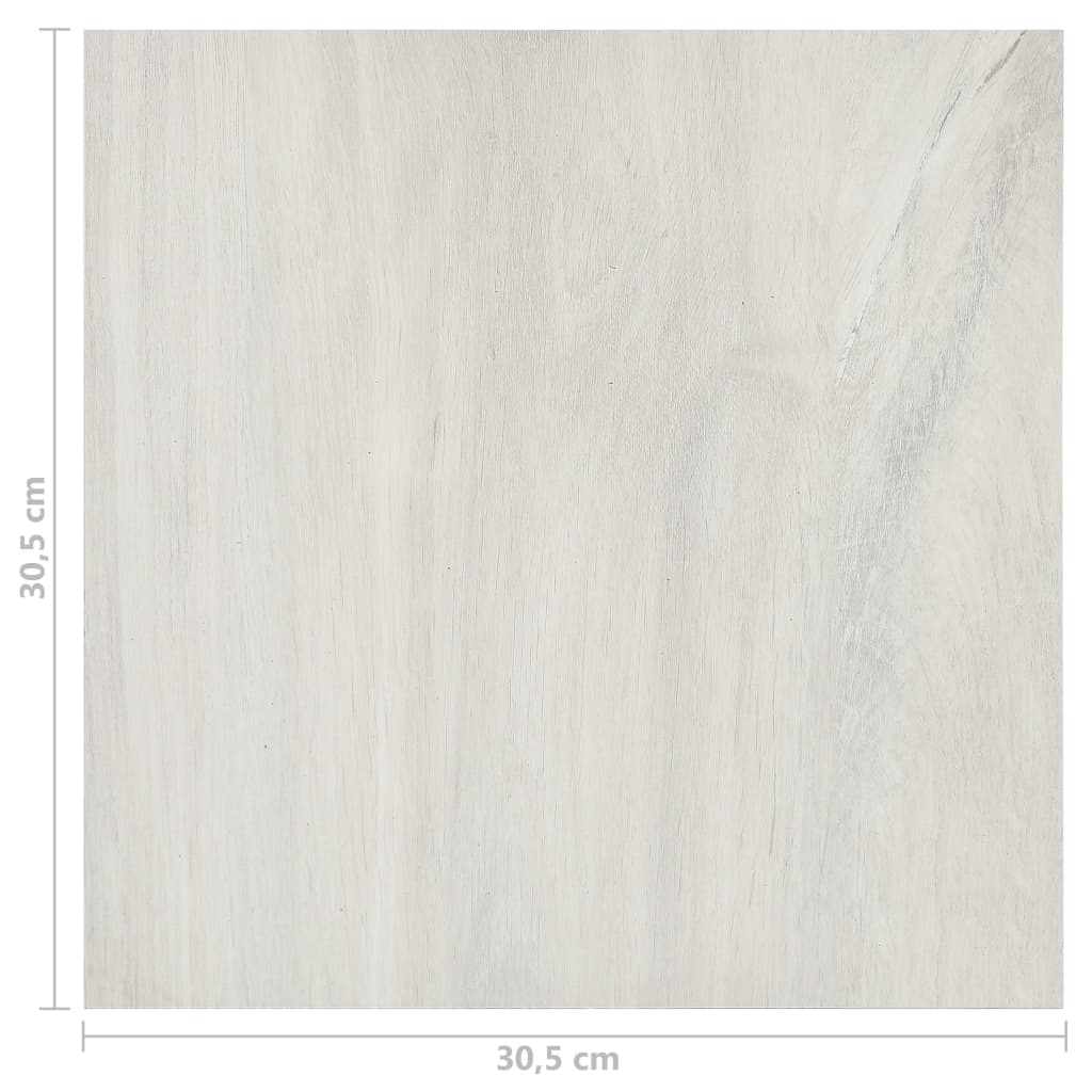 PVC-Fliesen Selbstklebend 55 Stk. 5,11 m² Creme