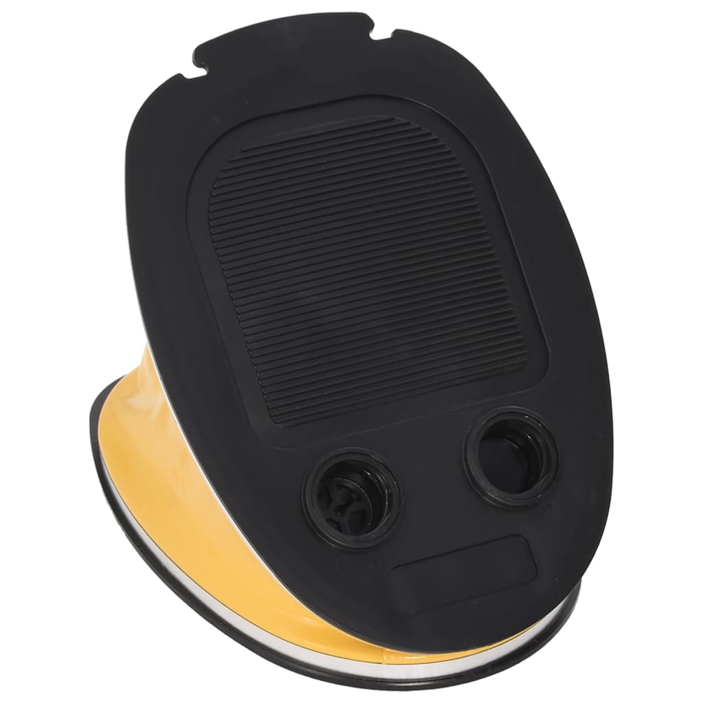 Foot Pump 21x29.5 cm PP and PE Grey and Yellow