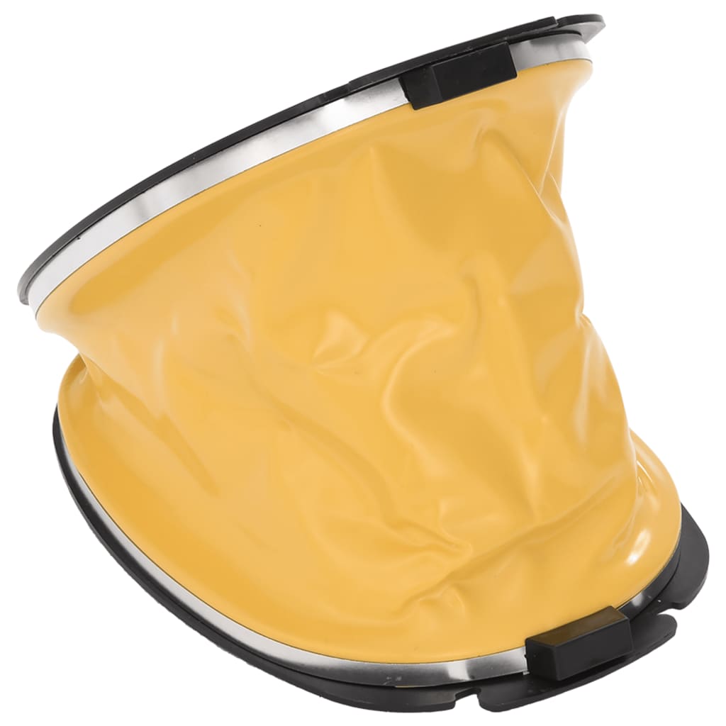 Foot Pump 21x29.5 cm PP and PE Grey and Yellow