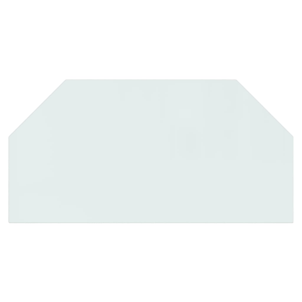 Kaminofen Glasplatte Sechseck 100x50 cm