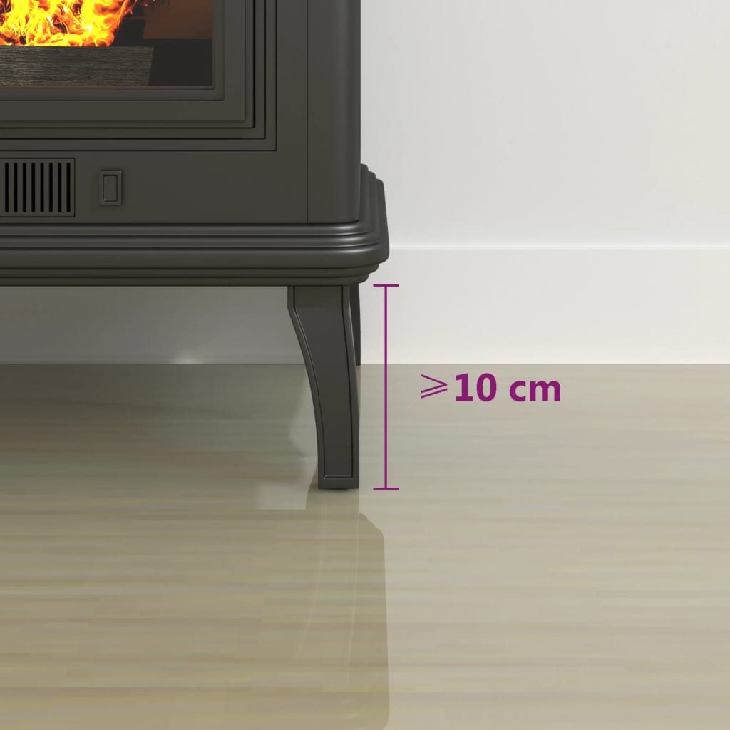 Kaminofen Glasplatte 120x60 cm
