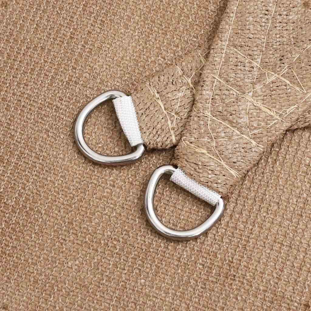 Sonnensegel 160 g/m² Taupe 4,5x4,5x4,5 m HDPE