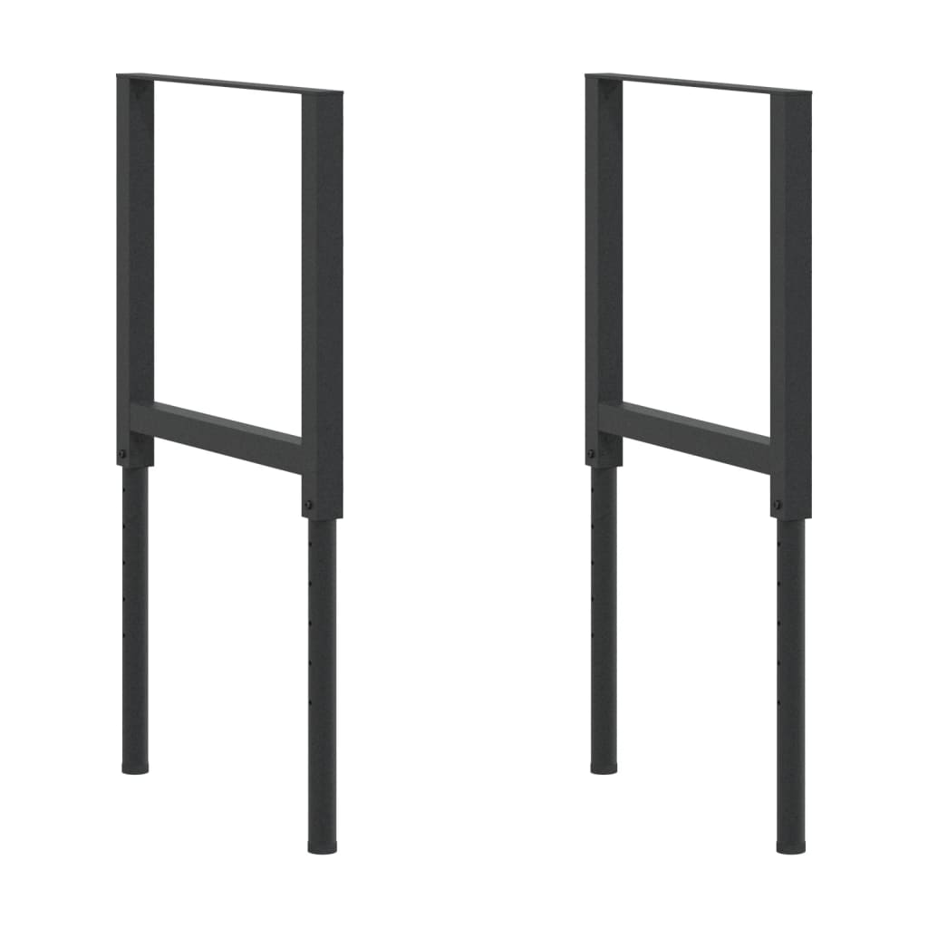 Workbench frame adjustable 2 pcs. Metal 55x(69-95.5) cm
