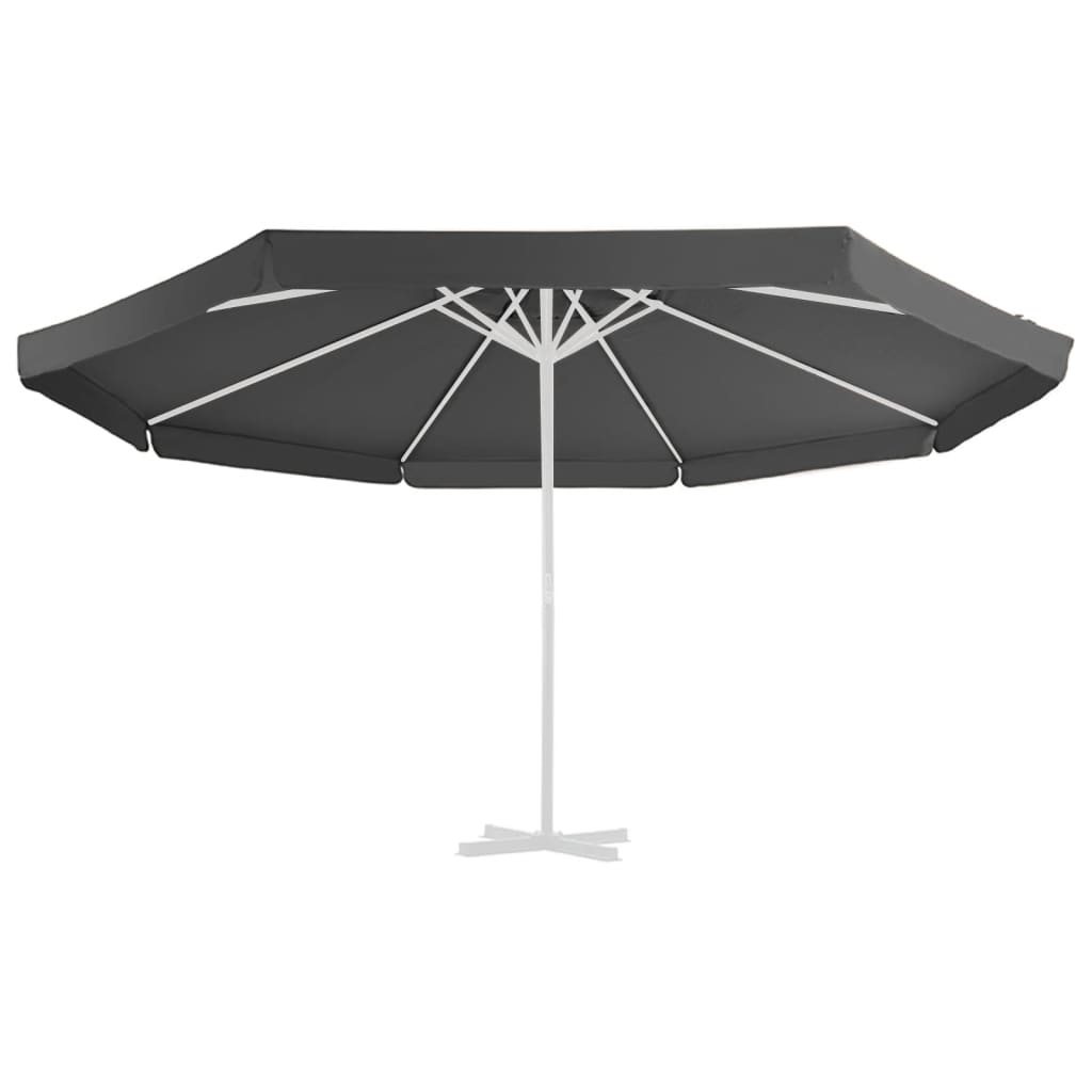 Ersatzbezug für Sonnenschirm Anthrazit 515 cm