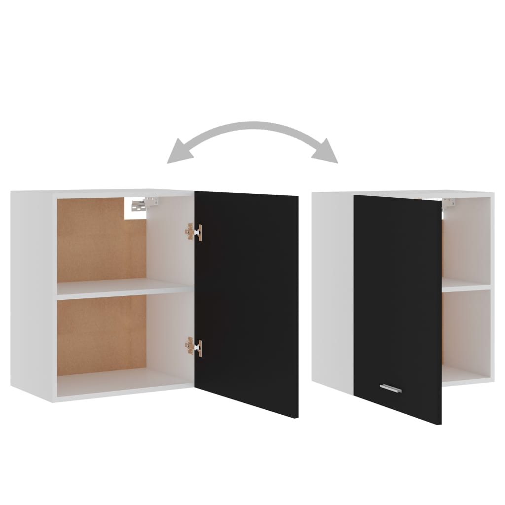 Wall cabinet Lyon Black 50x31x60 cm wood-based material