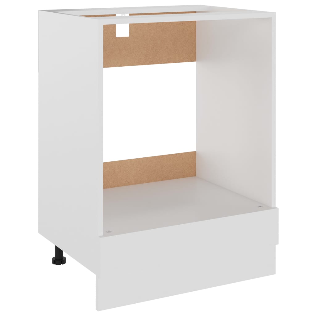 Herdumbauschrank Lyon Weiß 60x46x81,5 cm Holzwerkstoff
