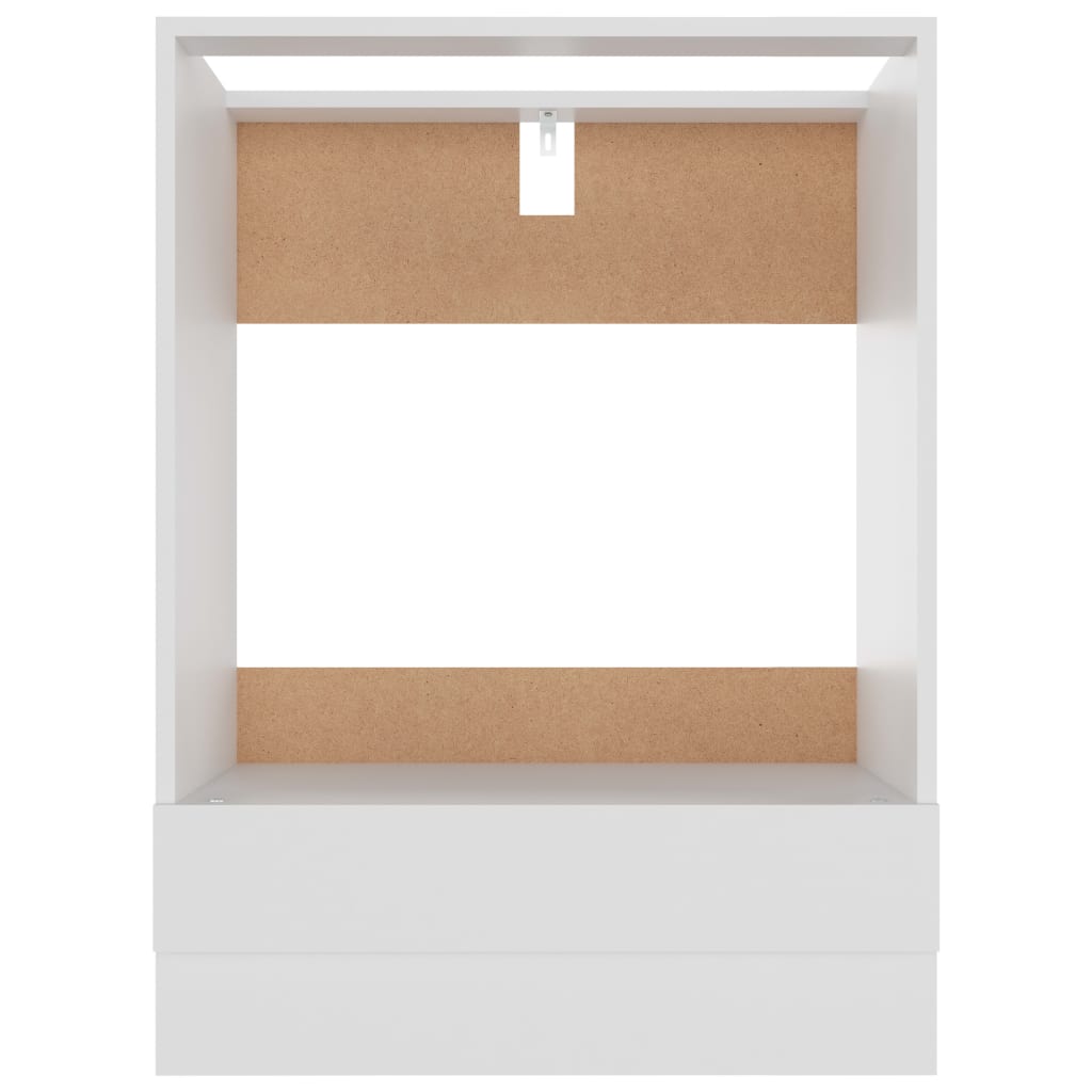Herdumbauschrank Lyon Weiß 60x46x81,5 cm Holzwerkstoff