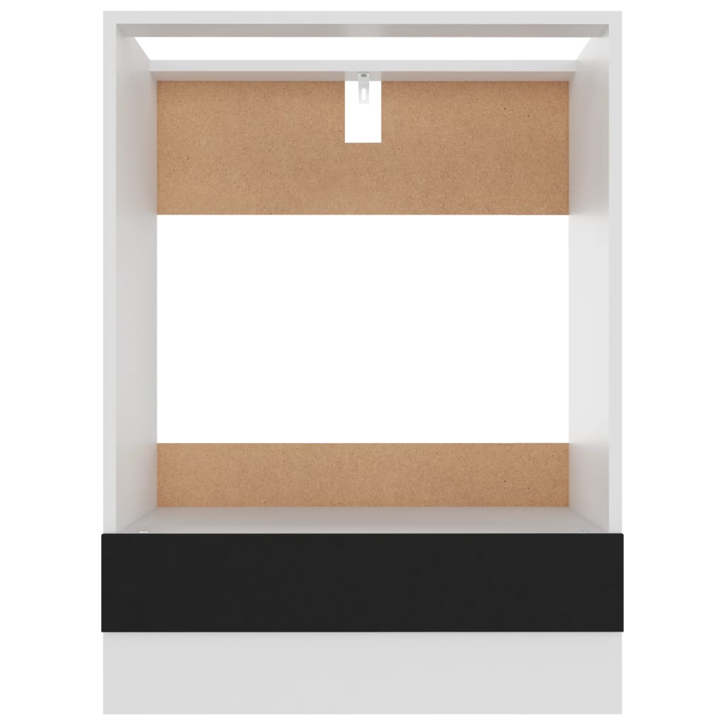 Built-in kitchen unit Lyon Black 60x46x81.5 cm wood-based material