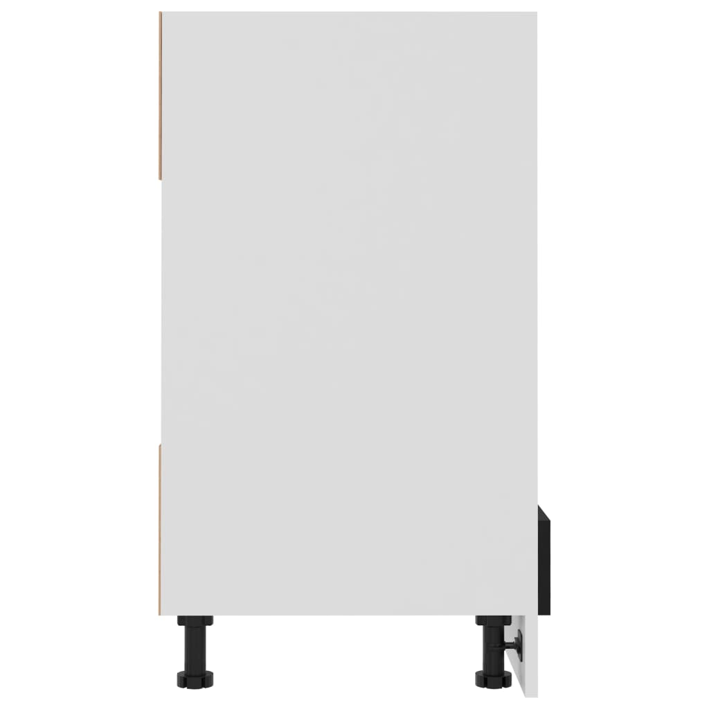 Built-in kitchen unit Lyon Black 60x46x81.5 cm wood-based material
