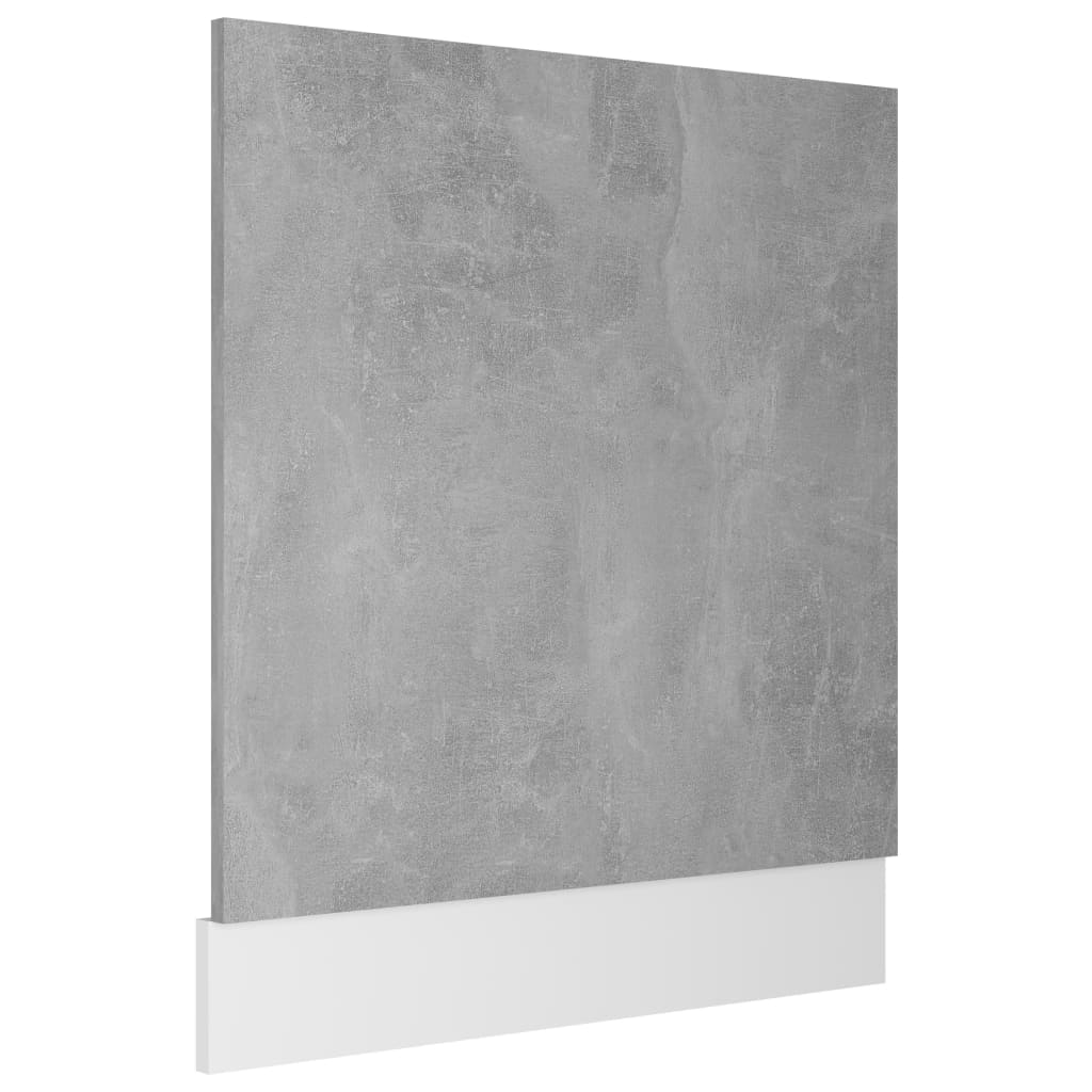 Geschirrspülerblende Lyon Betongrau 59,5x3x67 cm Holzwerkstoff