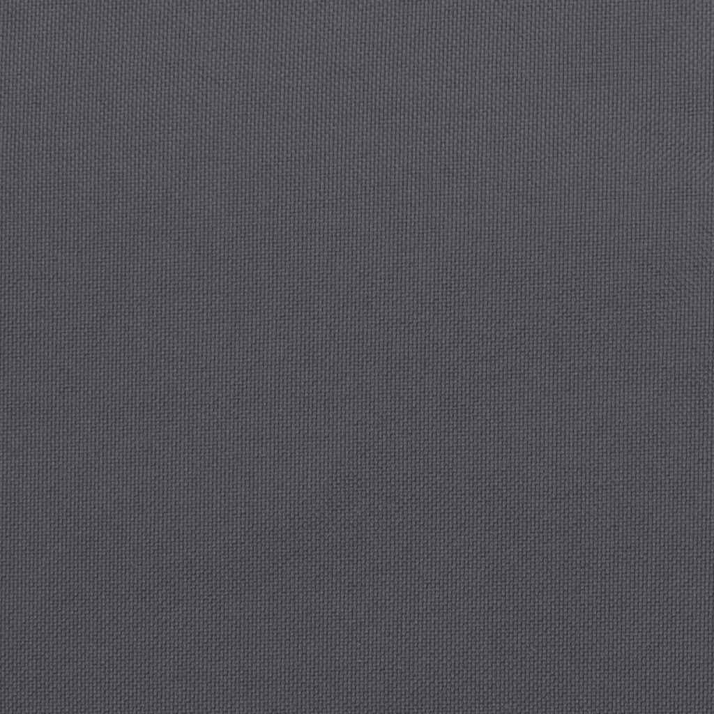 Gartenstuhl-Kissen 6 Stk. Anthrazit 40x40x3 cm Oxford-Gewebe