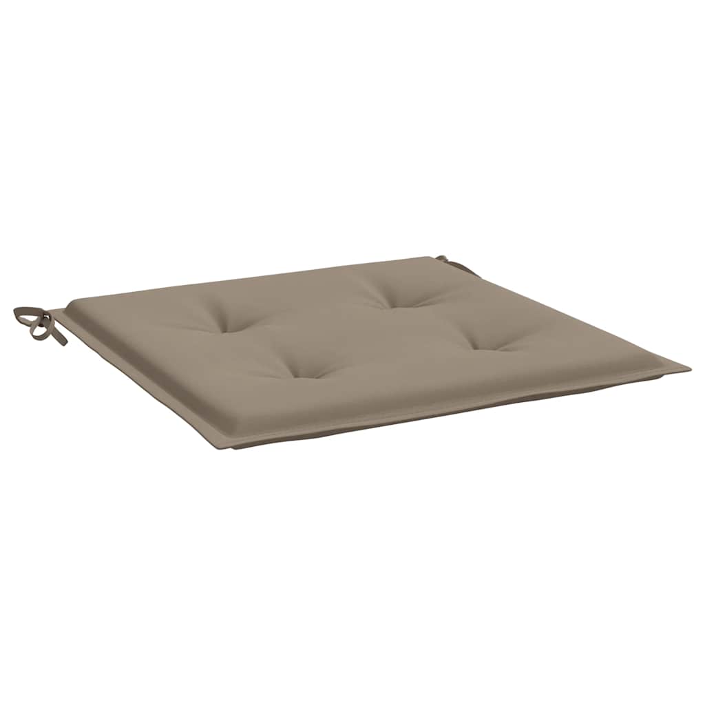 Gartenstuhl-Kissen 6 Stk. Taupe 40x40x4 cm Oxford-Gewebe