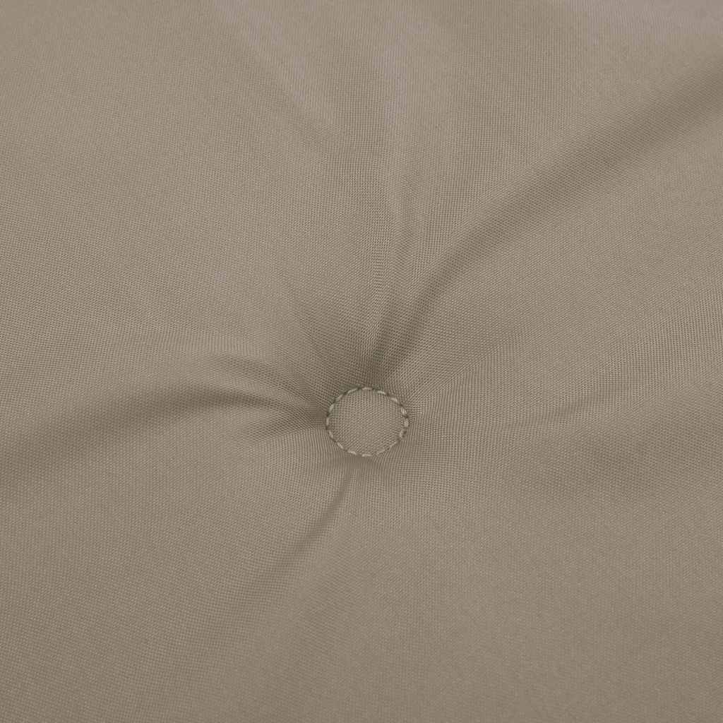 Gartenstuhl-Kissen 6 Stk. Taupe 40x40x4 cm Oxford-Gewebe