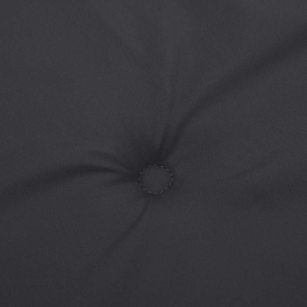 Gartenstuhl-Kissen 4 Stk. Schwarz 50x50x3 cm Oxford-Gewebe