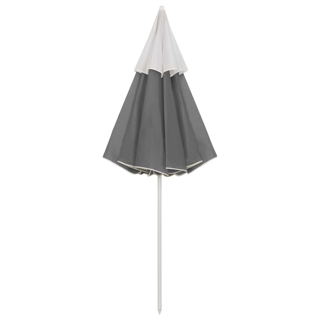 Strandschirm Anthrazit 300 cm