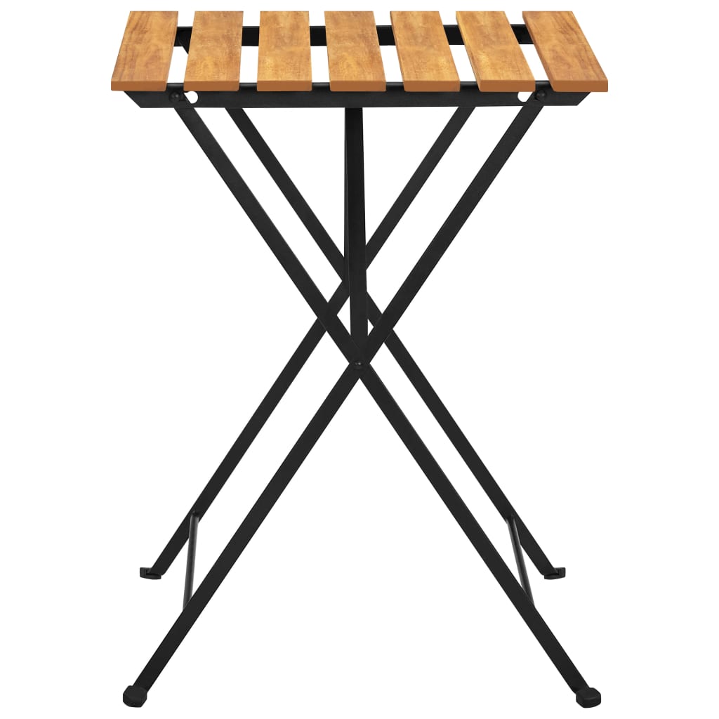Bistrotisch 55x54x71 cm Akazie Massivholz