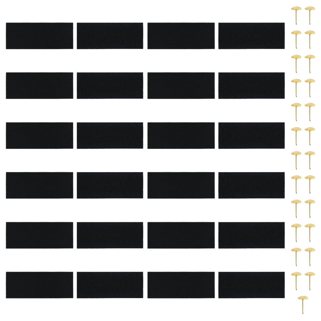 Fliegengitter-Türvorhänge 2 Stk. Magnet Schwarz 230x160 cm
