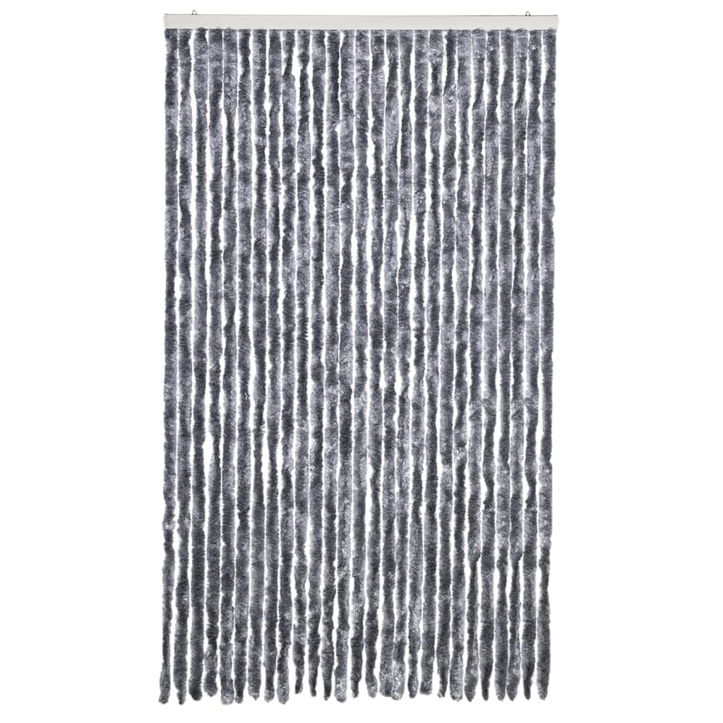 Insektenschutz-Vorhang Silbern 118x220 cm Chenille