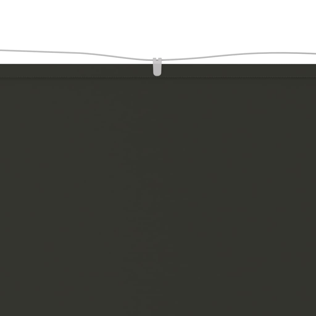 Senkrechtmarkise Anthrazit 140x600 cm Oxford-Gewebe