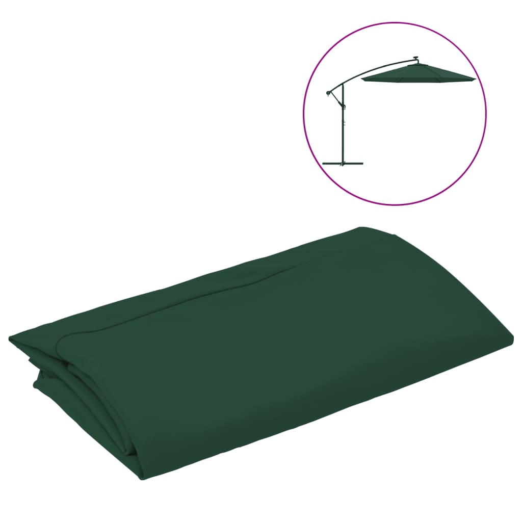 Ersatzbezug für Ampelschirm Grün 350 cm