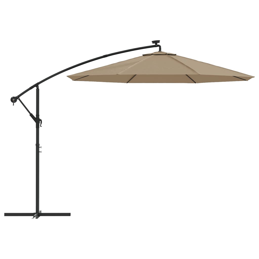 Ersatzbezug für Ampelschirm Taupe 350 cm