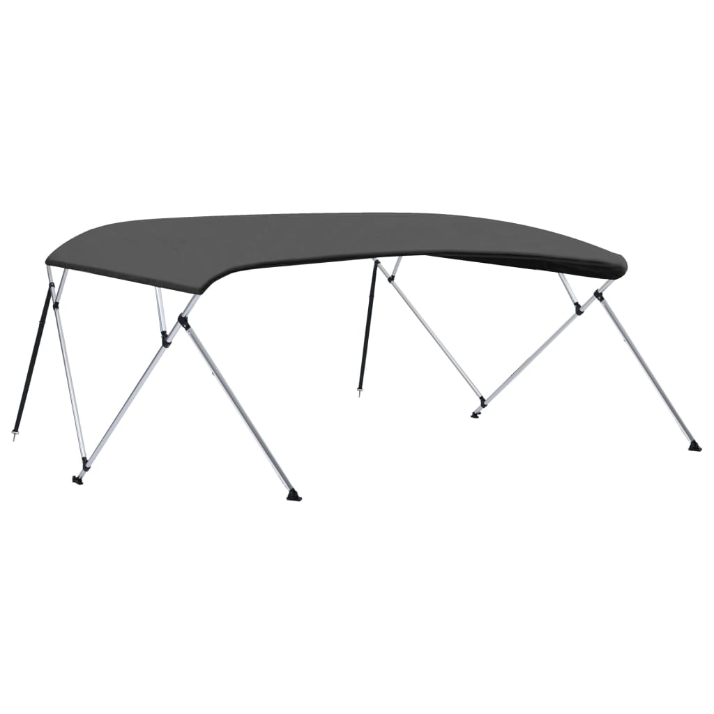 4-Bow Bimini Top Anthrazit 243x(230-244)x137 cm