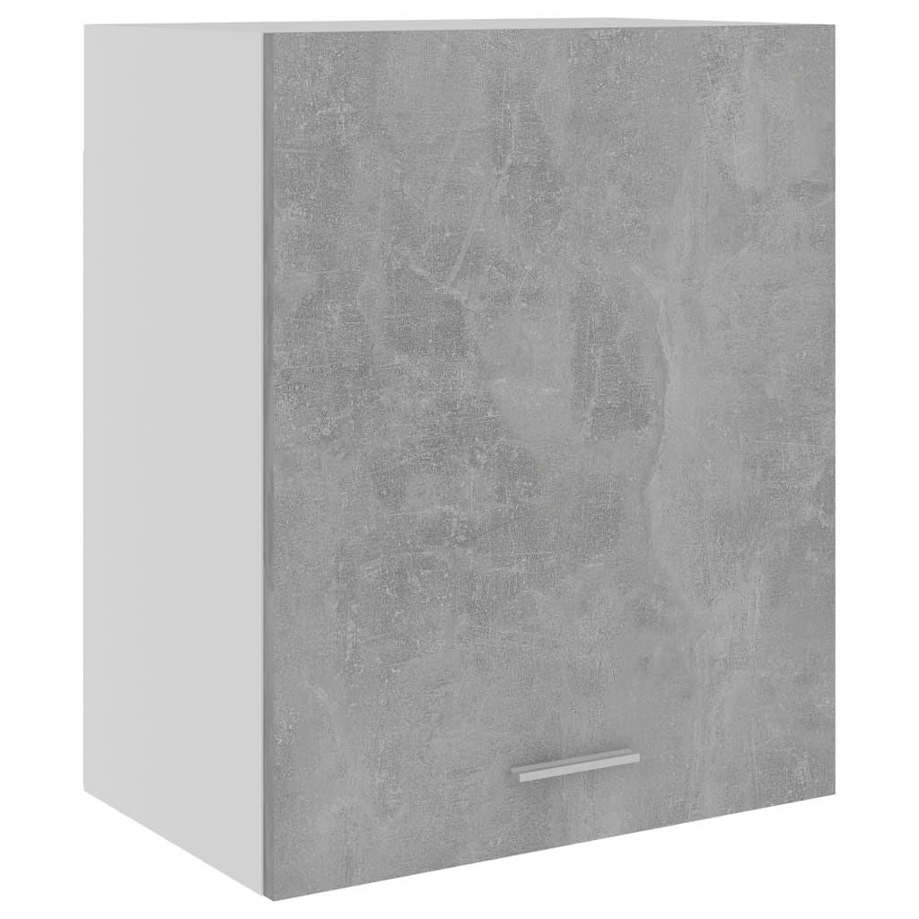 Wall cabinets 2 pcs. Lyon concrete grey 50x31x60 cm wood material