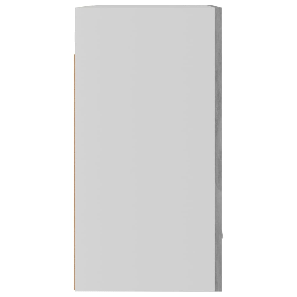 Wall cabinets 2 pcs. Lyon concrete grey 50x31x60 cm wood material