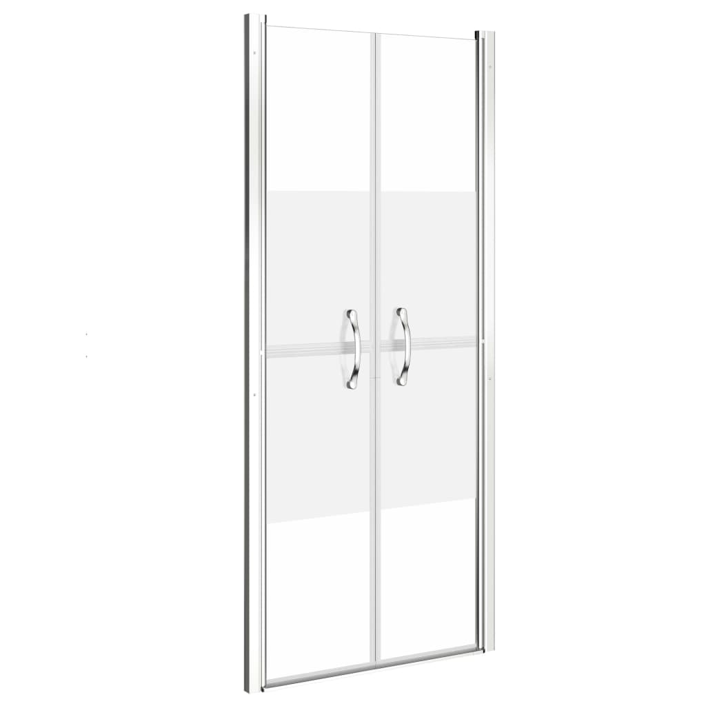 Duschtür Halbmatt ESG 76x190 cm