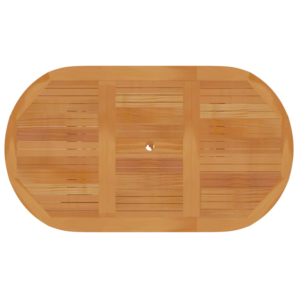 Gartentisch 150x90x75 cm Teak Massivholz