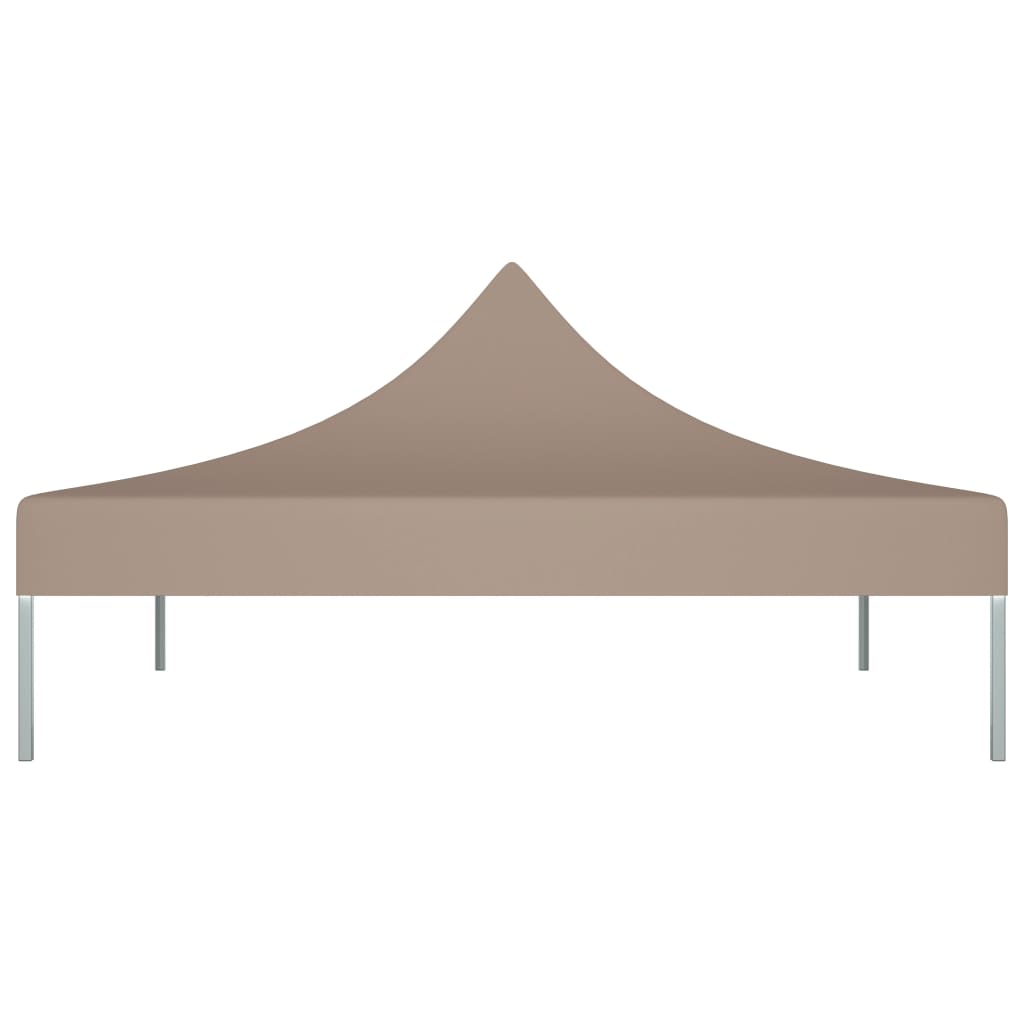 Partyzelt-Dach 3x3 m Taupe 270 g/m²