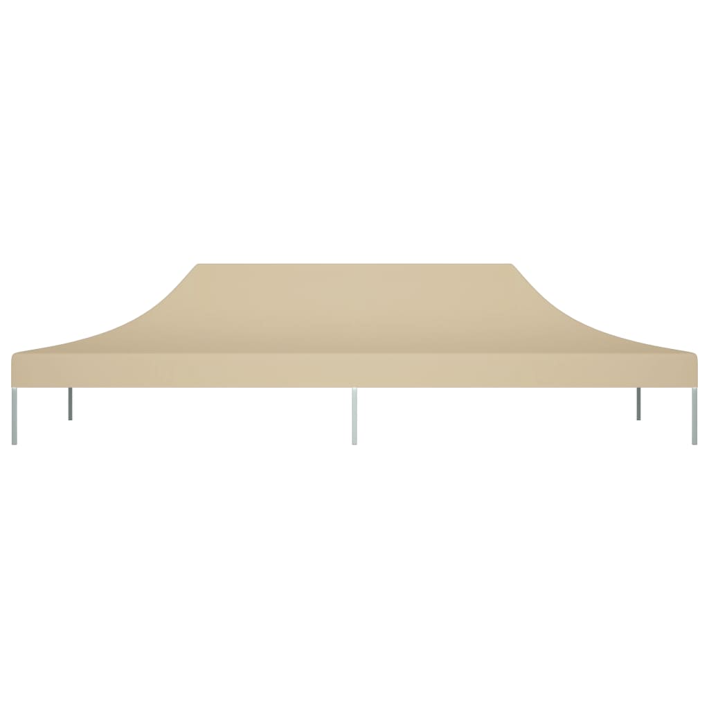Partyzelt-Dach 6x3 m Beige 270 g/m²
