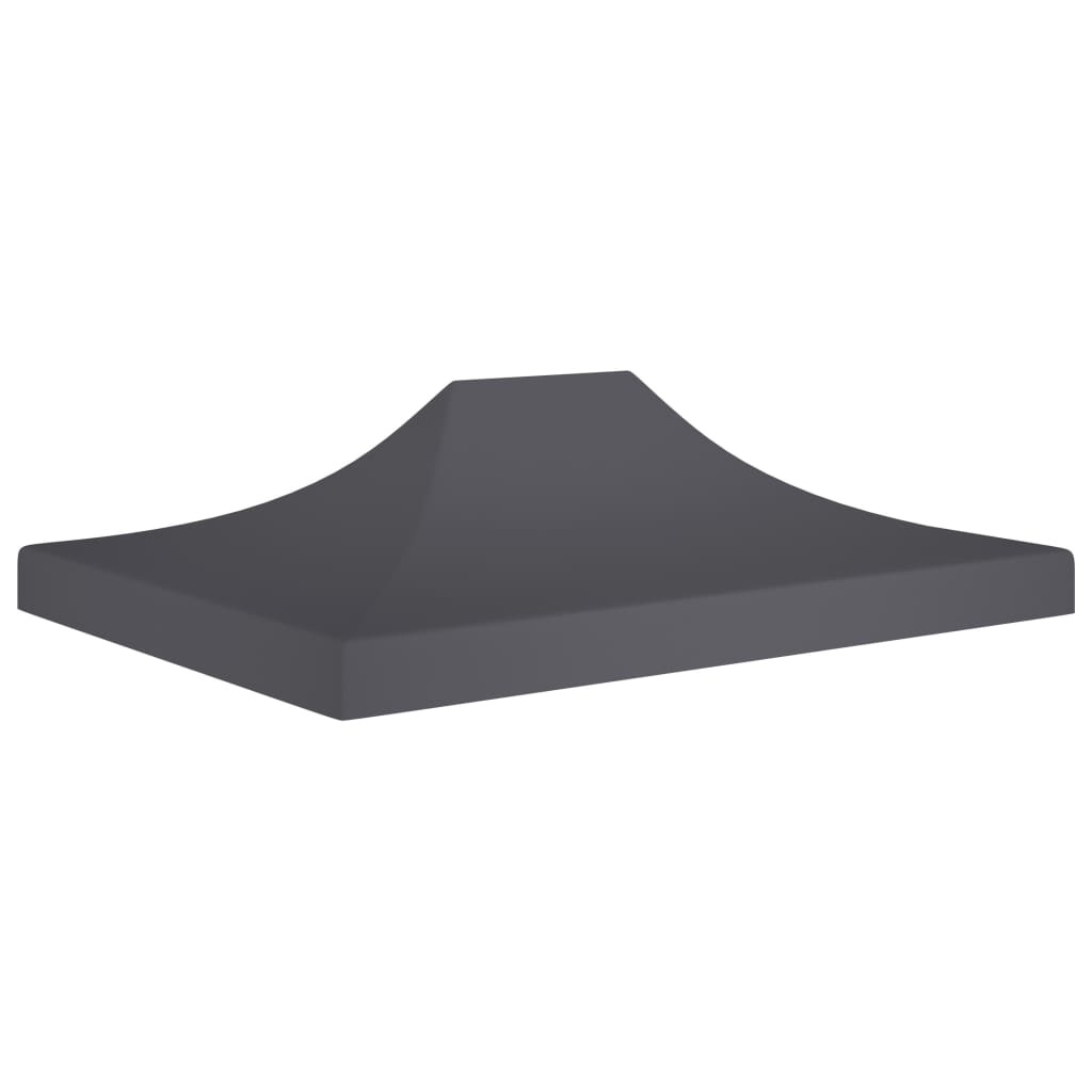 Partyzelt-Dach 4x3 m Anthrazit 270 g/m²