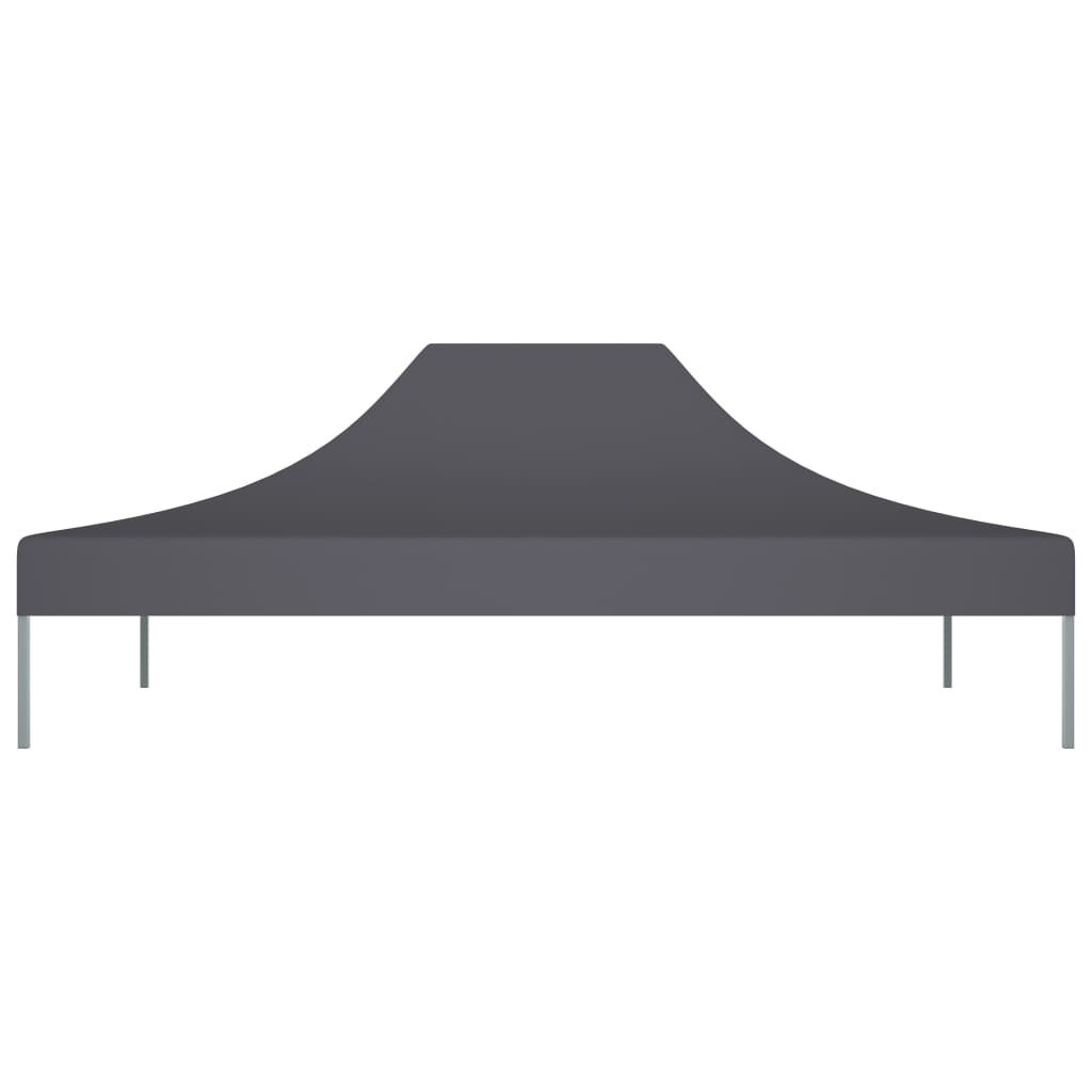 Partyzelt-Dach 4x3 m Anthrazit 270 g/m²