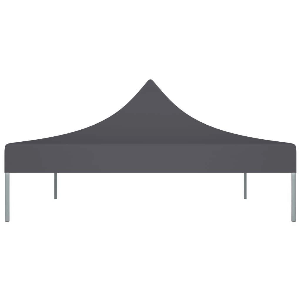 Partyzelt-Dach 4x3 m Anthrazit 270 g/m²