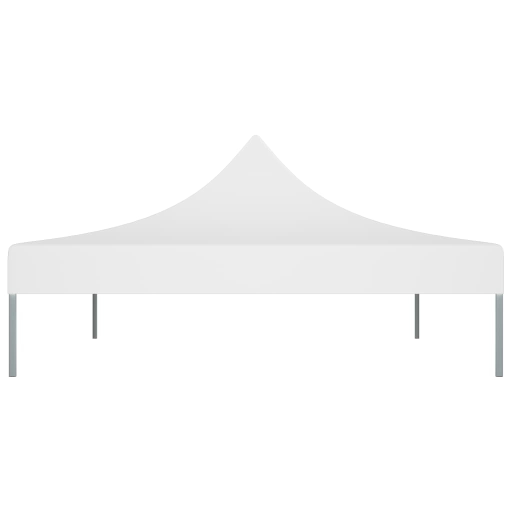 Partyzelt-Dach 4x3 m Weiß 270 g/m²
