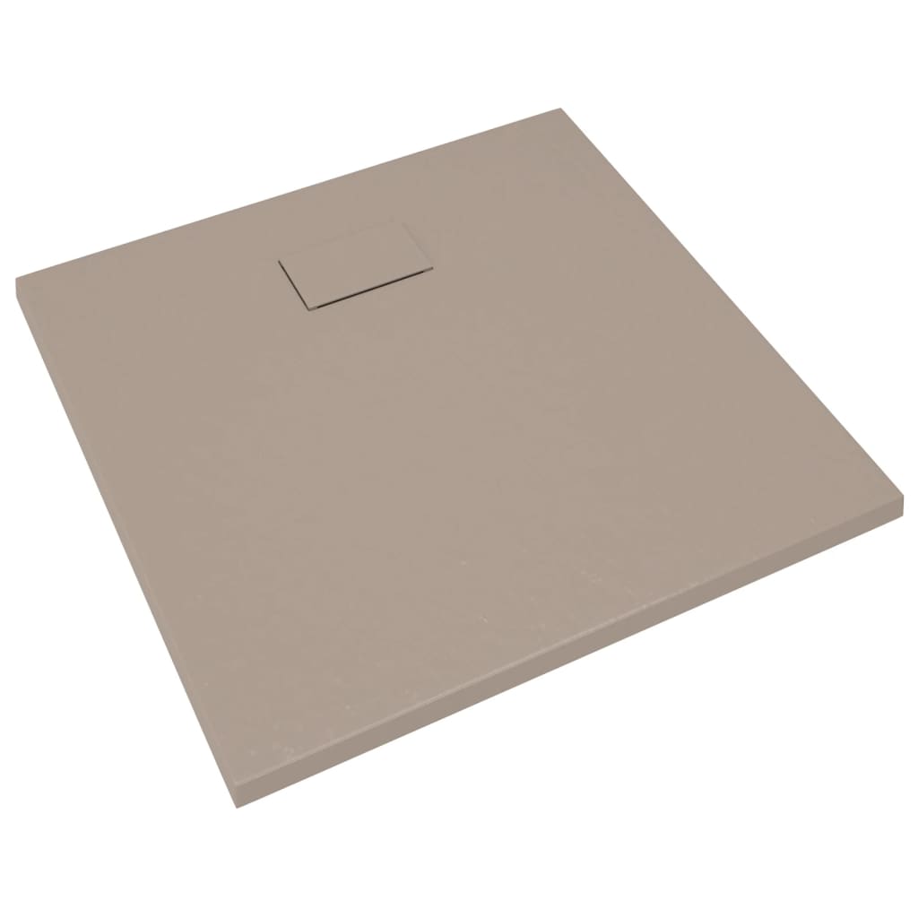 Shower tray SMC brown 90x80 cm