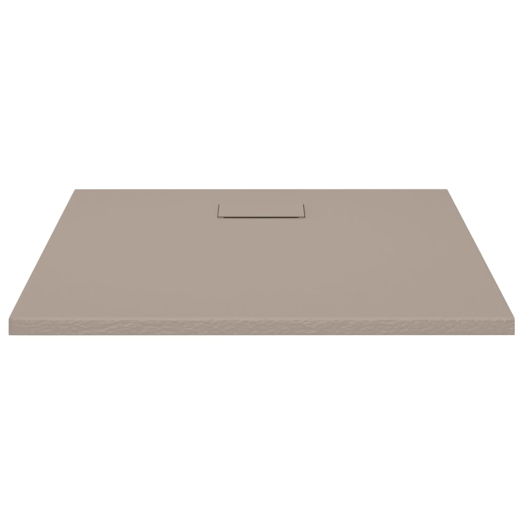Shower tray SMC brown 90x80 cm