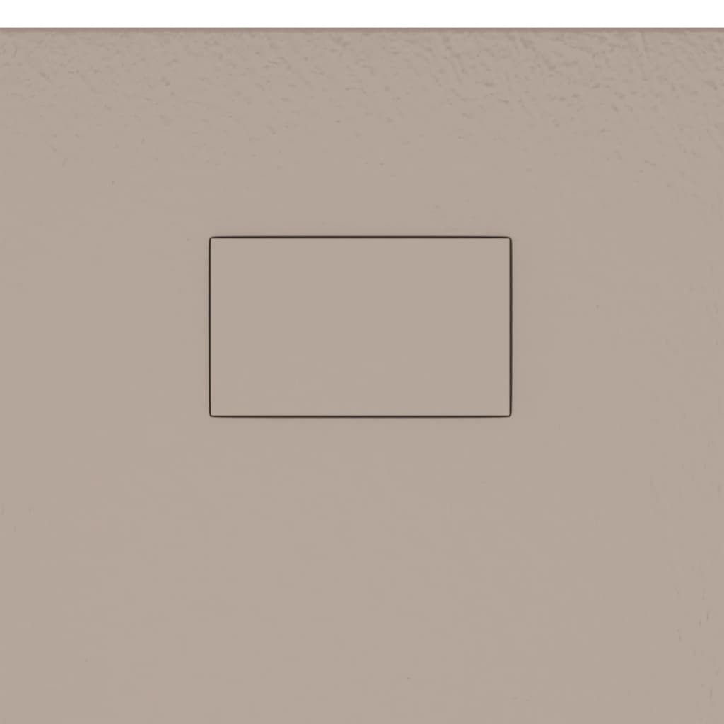 Shower tray SMC brown 90x80 cm