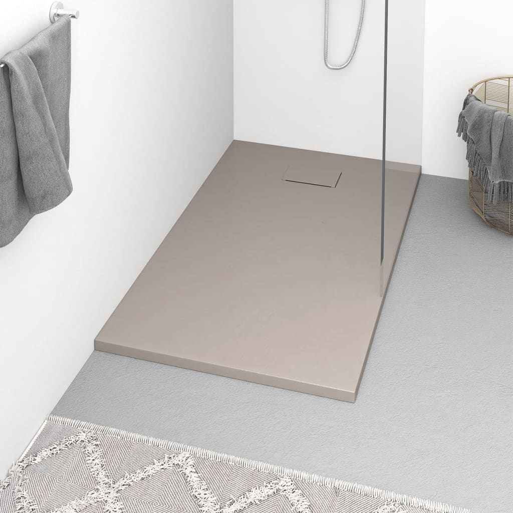 Shower tray SMC brown 120x70 cm