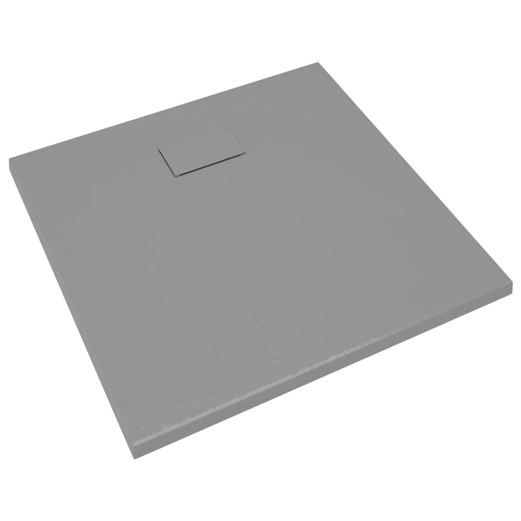 Shower tray SMC Grey 90x80 cm