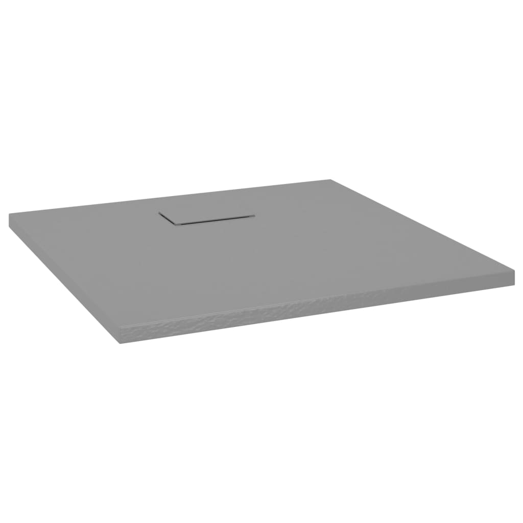 Shower tray SMC grey 90x90 cm